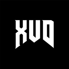 XUD letter logo design for technology company. XUD logo design black and white color combination. XUD logo, XUD vector, XUD design, XUD icon, XUD alphabet. XUD typography logo design.