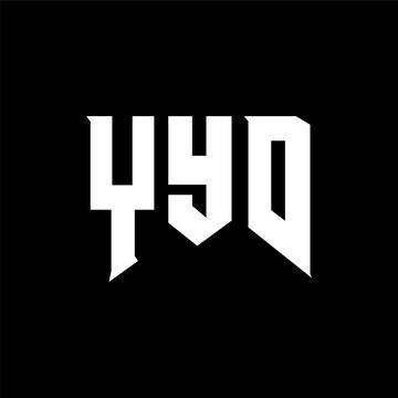 YYD letter logo design for technology company. YYD logo design black and white color combination. YYD logo, YYD vector, YYD design, YYD icon, YYD alphabet. YYD typography logo design.