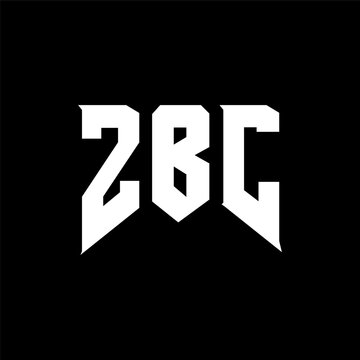 ZBC letter logo design for technology company. ZBC logo design black and white color combination. ZBC logo, ZBC vector, ZBC design, ZBC icon, ZBC alphabet. ZBC typography logo design.