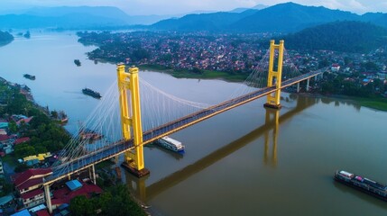 Yellow Bridge in Palu City