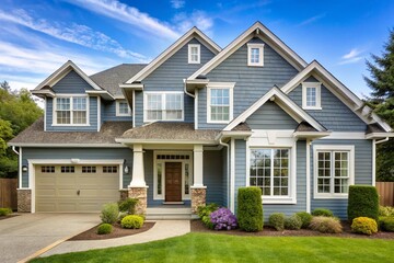 Freshly Painted House Exterior New Color