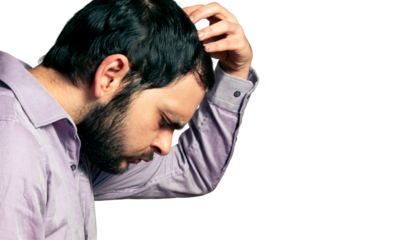 Funny businessman with the expressions