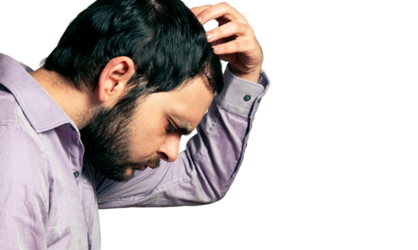 Funny businessman with the expressions