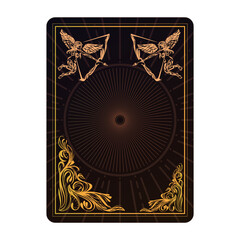 キューピットの占いカードイラスト素材