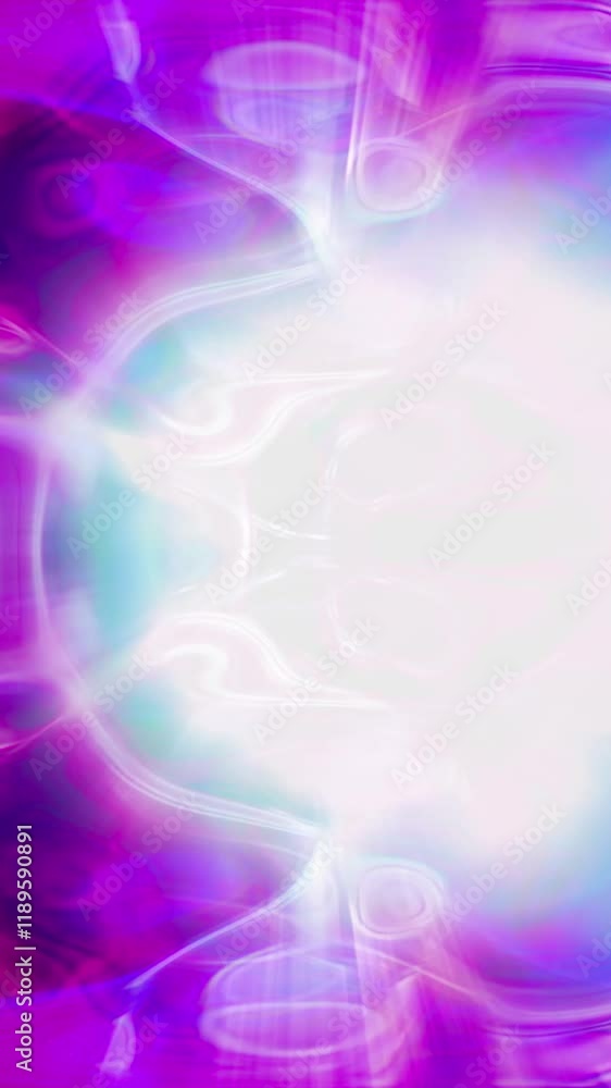 Canvas Prints hypnotic digital light waves loop