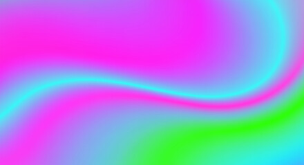Vibrant Neon Gradient Background Abstract Pink Green and Cyan Swirl Design