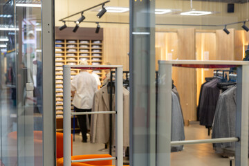 Scanner entrance gate for prevent theft in clothing store