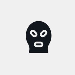 Mask icon flat vector design