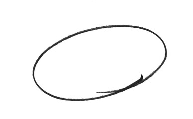 hand-drawn black circles and ovals for highlighting text.