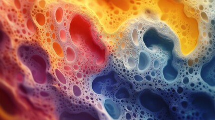 Abstract fractal shapes morphing into colorful patterns in a fluid, organic motion