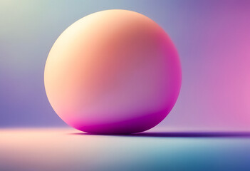 Fototapeta premium sphere against plain background, ideal to add text