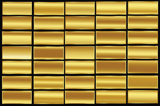 Luxurious Gold Gradient Palette for Eye-Catching Background Templates and Designs