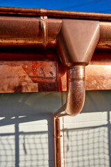 kupfer blech flachdach