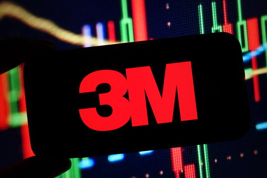 Konskie, Poland - November 30, 2024: 3M company logo displayed on mobile phone