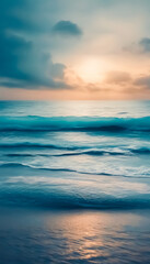 Fototapeta premium sunset on the sea