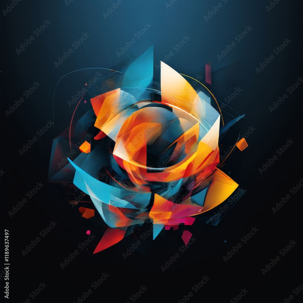 Poster abstract background vector. eps 1 0