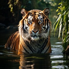 portrait of beautiful tiger