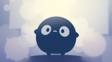 Obraz premium Playful Cartoon Ghost Illustration