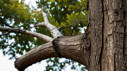 An ancient tree, its gnarled branches draped in a thick cloak of moss, stands as a testament to the enduring power of nature and the passage of time