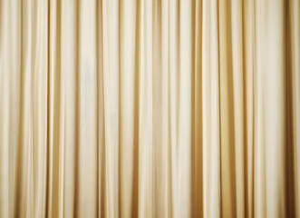 Obraz premium Beige Curtains Texture: Elegant Drapery Background
