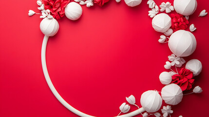 Creative floral arrangement for celebrations studio still life artistic close-up decorative design