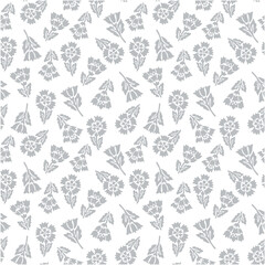 Allover floral print pattern repeat vector file, Floral block print, Ditsy floral print