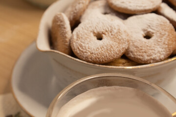 cookies and milk snack