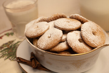 cookies and milk snack