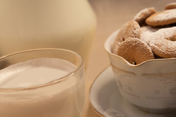 cookies and milk snack
