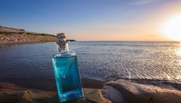 The Whisper of Mermaid's Tears in an Enchanted Ocean Elixir