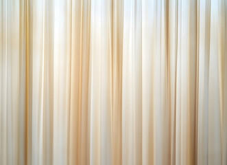 Obraz premium Creamy Drapes: Sheer Elegance in Soft Hues