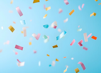 Celebration Confetti Burst: A Pastel Dream