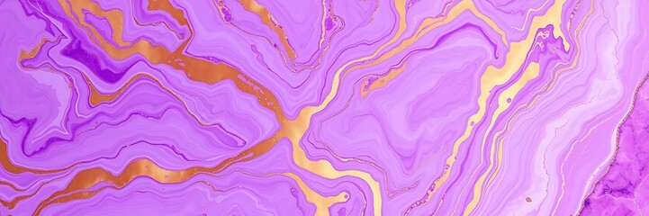 Abstract watercolor background with drops in soft purple and pink waves, resembling satin fabric texture and liquid art design