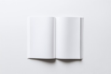 Showcase innovative newspaper advertising through magazine brochure mockup in modern office space