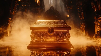 According to the Bible, the golden altar, which carried spiritual meaning, was housed in the old temple. It was constructed of wood and covered with gold, and positioned inside the Holy of Holies