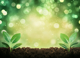 New Life Sprouting: A Symbolic Image of Growth and Renewal