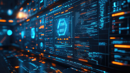 System hacked alert after cyber attack on computer network. compromised information concept. internet virus cyber security and cybercrime