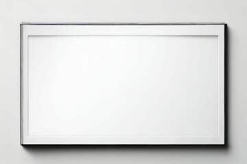 blank frame on wall