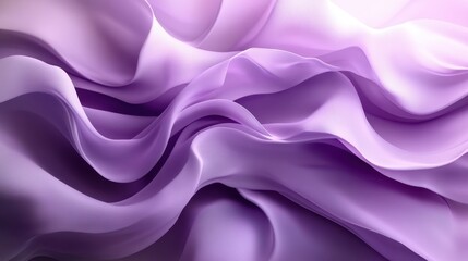 Obraz premium Soft purple silk fabric waves creating a luxurious and elegant texture