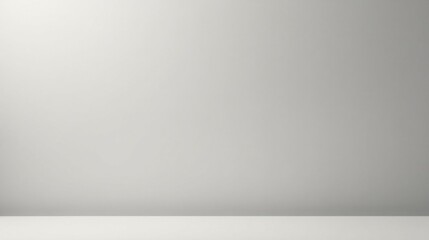 Simple Elegant Studio Background Neutral Grey Wall and Floor for Product Presentation or Mockup Design