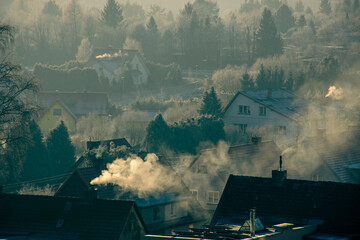 Poranek zimą w miasteczku  © Grzegorz Polak