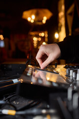 Audio Mixing Console in a Recording Studio with advanced sound production capabilities