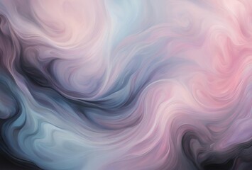 Obraz premium Ethereal Flow: Dancer of Light and Clouds