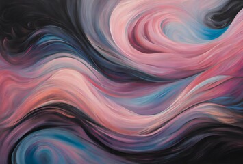 Soft Blush and Midnight: A Harmonious Blend