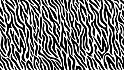 Trendy zebra background vector. Animal fur, vector background for Fabric design, wrapping paper, textile, and wallpaper
 
