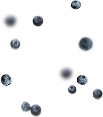 Falling Blueberry PNG clipart, Blueberry in the air, Motion, Photo Effect