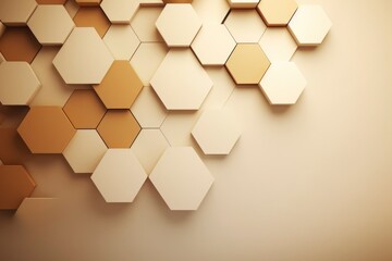 Futuristic geometric background with copy space