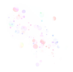 Pastel Rainbow Bokeh Photo Overlay, PNG Bokeh Clipart, Photo Effect