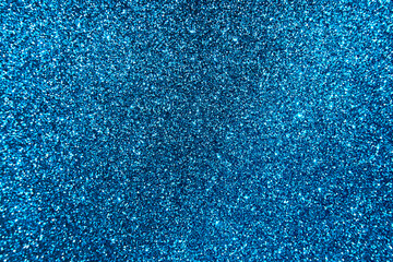 Bright Blue glitter texture background