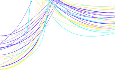 Rainbow Light Trails Photo Effect, PNG Light Rays, Neon Trails, Neon Lights